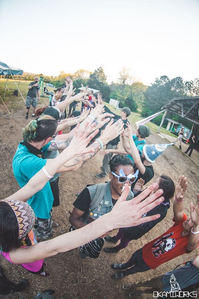 Flow arts community gathering